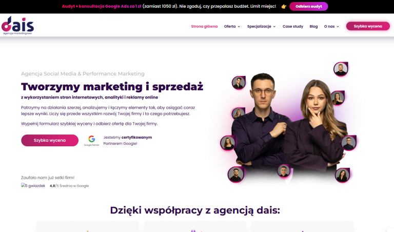 dais.pl — agencja social media dla firm, które chcą rosnąć
